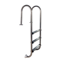 Stainless steel inground swimming pool heavy duty ladder with handrail